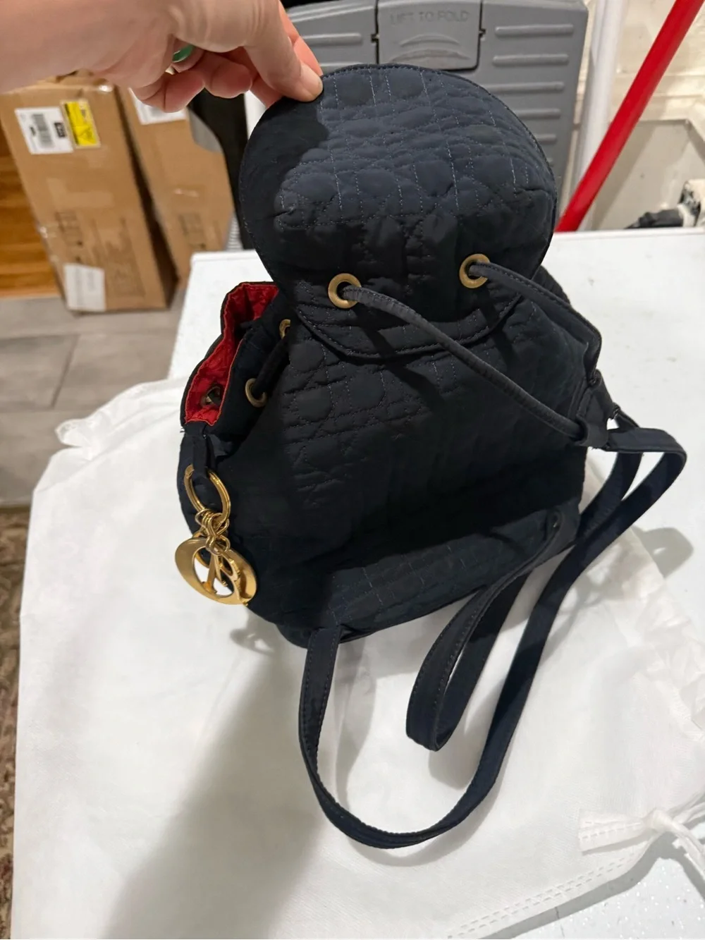 Authentic Christian Dior Vintage Nylon Backpack